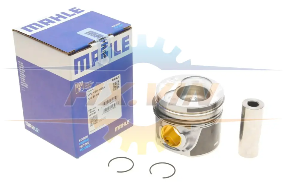 Поршень VW LT 2.5TDI (81.01mm/STD) (1-2 циліндр) MAHLE / KNECHT 030 58 00 (фото 1)