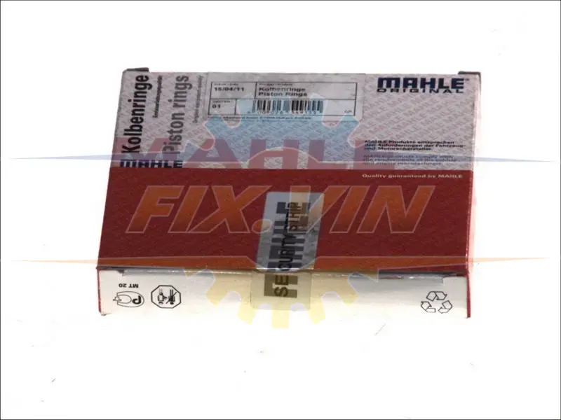 Комплект поршневих кілець Mahle VW Touareg,Phaeton,Golf,Transporter 3,2 02-11 MAHLE / KNECHT 03074N0 (фото 1)