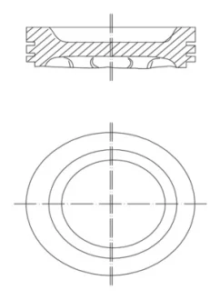 Поршень MAHLE / KNECHT 0318802