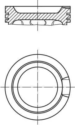 MAHLE Поршень MAHLE / KNECHT 033 16 02 (фото 1)