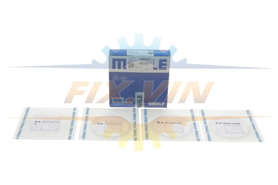 Комплект поршневих кілець Mahle AUDI MAHLE / KNECHT 034 74 N2 (фото 1)