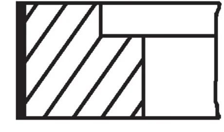 Комплект поршневих кілець Mahle AUDI/SEAT/VW 100,80,Caddy,Golf,Jetta,Passat 1,6-2,2 -02 MAHLE / KNECHT 03474N3