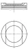 Поршень MAHLE / KNECHT 0349400 (фото 1)