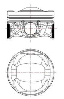Поршень Citroen Berlingo/Peugeot Partner 1.2 THP 16- (75.00mm/STD) MAHLE / KNECHT 039 PI 00134 000