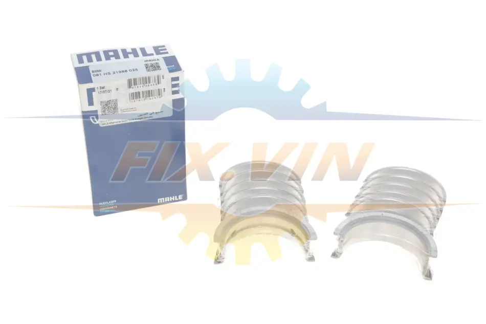 Вкладиші корінні BMW HL 0,25 M20/M21/M50/M51/M52/M54/M57 із двома замками (вир-во Mahle) MAHLE / KNECHT 081 HS 21988 025 (фото 1)