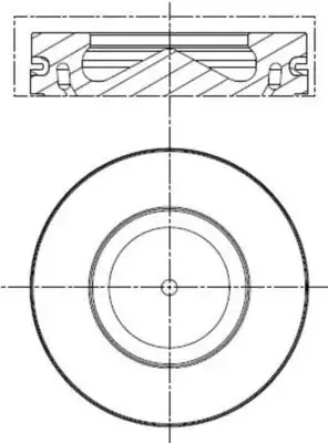 Поршень BMW 3 (E90/F30/F80)/5 (E60/F10)/X5 (F15/F85) 2.0D (N47) 04-18 (84.00mm/STD) MAHLE / KNECHT 081 PI 00113 000 (фото 1)