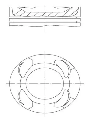 Поршень MAHLE / KNECHT 081PI00126000 (фото 1)