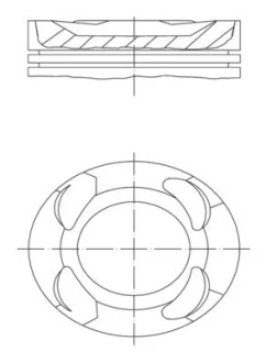 Поршень MAHLE / KNECHT 081PI00126000