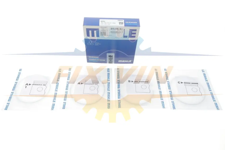 Кільця поршневі BMW 1/3/5 N40/42/45/46 1.6-2.0i (84.00mm/STD) (1.2-1.5-2) MAHLE MAHLE / KNECHT 081 RS 00101 0N0 (фото 1)