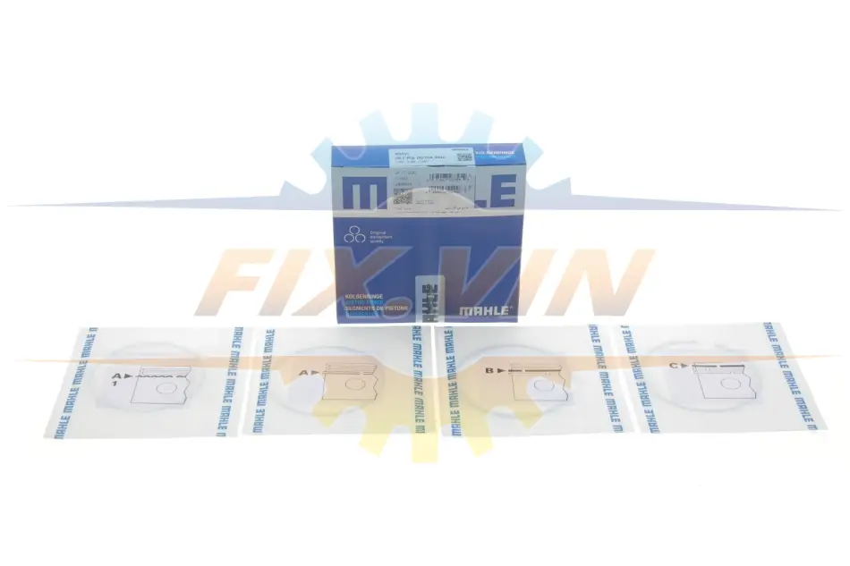 Комплект поршневих кілець BMW/MINI/CITROEN "1,6 "07>> MAHLE / KNECHT 081 RS 00104 0N0 (фото 1)