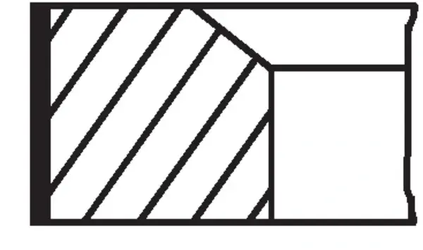 Комплект колец MAHLE / KNECHT 081RS001040N1 (фото 1)