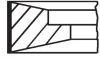 Кільця поршневі (1cyl). DEUTZ BF4M1013/BF6M1013). D 108.0 (3/2/3.5) MAHLE / KNECHT 099 99 N0