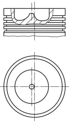 ПОРШЕНЬ ДВИГУНА MAHLE / KNECHT 1019900 (фото 1)