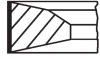 Кільця поршневі (1cyl). VOLVO/RVI D11C330/370/410 DXI11 123.00 (3.5-2.5-3) MAHLE / KNECHT 209 73 N0 (фото 1)