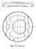 Поршень 77 (1,2) HYUNDAI ACCENT IV, ELANTRA V, I30, I40 I, I40 I CW, IX35, TUCSON, VELOSTER KIA CARENS IV, CEE\'D, PRO CEE\'D, SOUL I, SOUL II, SPORTAGE III, SPORTAGE IV 1.6/1.6LPG 06.10- MAHLE / KNECHT 681PI00110000 (фото 1)