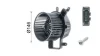 Вентилятор кабiни кондиц. MAHLE / KNECHT AB 137 000P (фото 12)