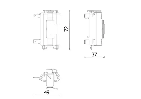 Регулюючий елемент повітродувки MAHLE / KNECHT ABR169000P (фото 1)