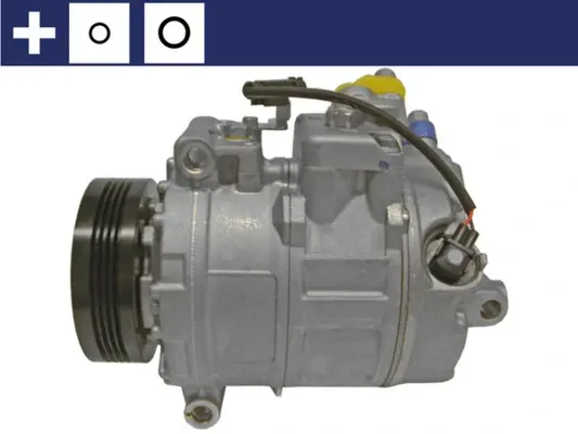 Компресор кондиціонера BMW 5(E60)/7(E65) \'\'02-10 MAHLE / KNECHT ACP100000S (фото 1)