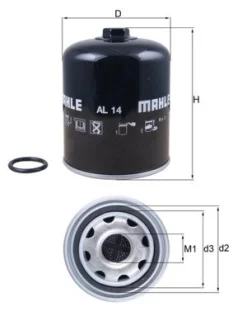 A_Фільтр осушувача повітря Mahle Scania LKW MAHLE / KNECHT AL14D
