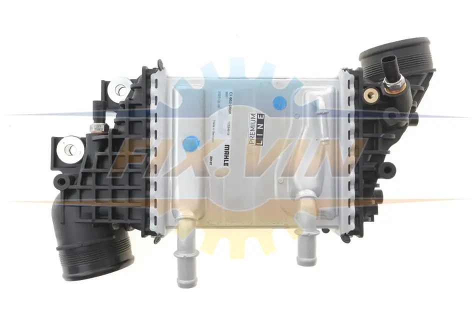 Радіатор інтеркулера VW Crafter/T6 2.0 TDI 16- MAHLE / KNECHT CI 663 000P (фото 1)