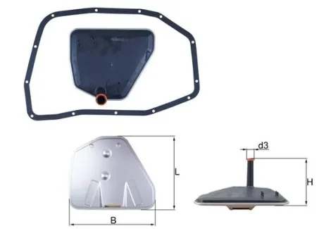 Гідравлічний насос коробка передач MAHLE / KNECHT HX233D