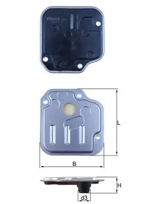 Гідравлічний насос коробка передач MAHLE / KNECHT HX244 (фото 1)