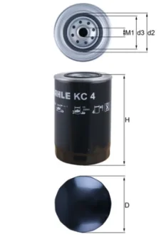 Паливний фільтр MAHLE / KNECHT KC4