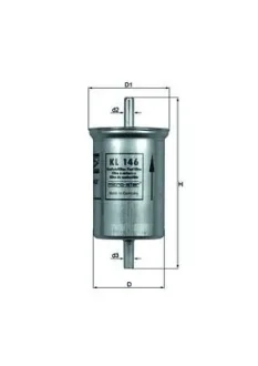 Паливний фільтр MAHLE / KNECHT KL146