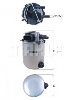 Фільтр паливний Mahle NISSAN Qashqai \'\'1.6DCi \'\'11-13 MAHLE / KNECHT KL909