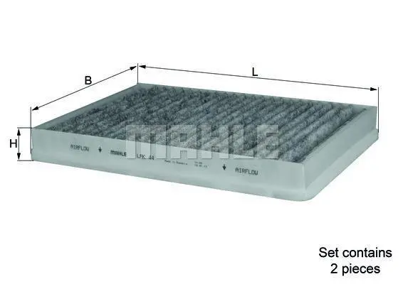 Фильтр MAHLE / KNECHT LAK44 (фото 1)