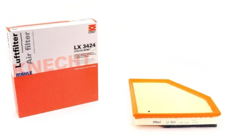 Фильтр воздушный BMW 1, 3 2.0-4.0 I xDrive 15- (пр-во KNECHT-MAHLE) MAHLE / KNECHT LX 3424