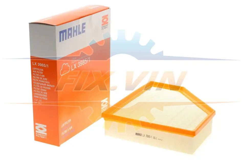 Фільтр повітряний BMW 3 (G20/G80/G28) 2.0d (B47)/3.0d (B57) 18-) (з поролоном) KNECHT MAHLE / KNECHT LX 3985/1 (фото 1)