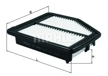 Фільтр повітряний HONDA "1,8 "12>> MAHLE / KNECHT LX 4241