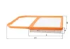 Фільтр повітряний SEAT/VAG Ibiza/Polo "1.0 "17>> MAHLE / KNECHT LX4632 (фото 1)