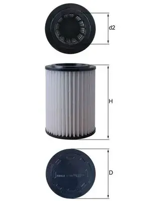 Фільтр повітряний MAHLE / KNECHT LX5363 (фото 1)