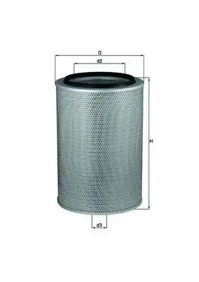 A_Фільтр повітряний Mahle Kassbohrer, Daimler MAHLE / KNECHT LX674 (фото 1)