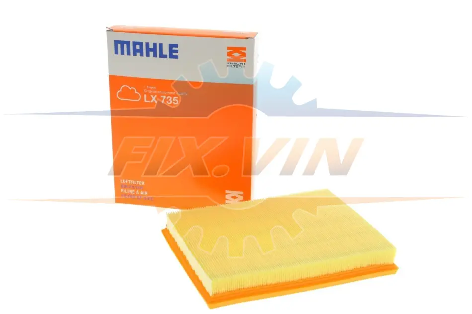 Фільтр повітряний KNECHT MAHLE / KNECHT LX 735 (фото 1)