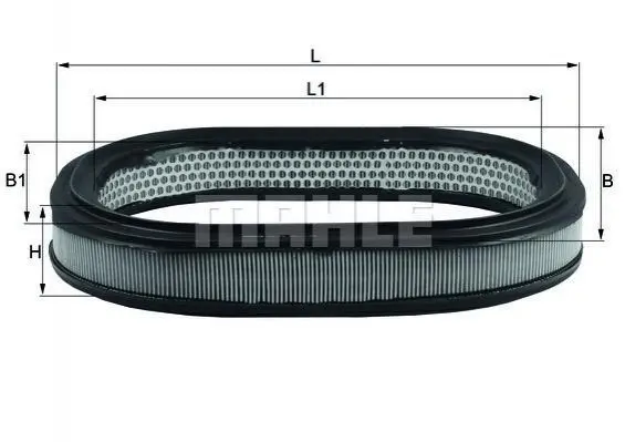 Фільтр повітря MAHLE LX78 MAHLE / KNECHT LX 78 (фото 1)