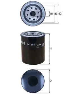 Масляний фiльтр MAHLE / KNECHT OC581