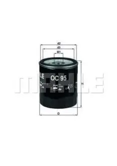 A_Фільтр масляний Mahle Fiat MAHLE / KNECHT OC95