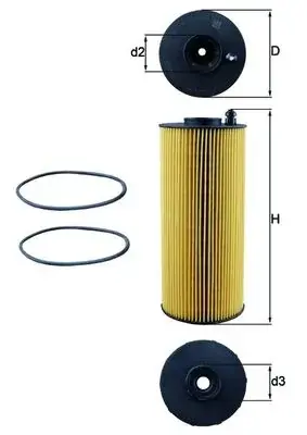 Фильтр MAHLE / KNECHT OX1059D (фото 1)