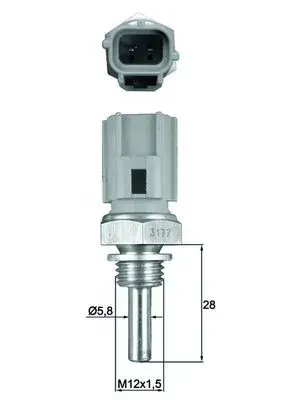 Датчик MAHLE / KNECHT TSE27 (фото 1)