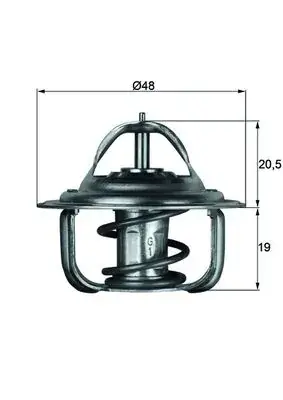 Термостат MAHLE / KNECHT TX 1 71 D (фото 1)