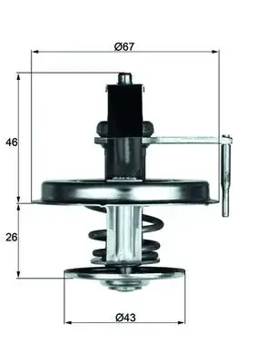 Термостат MAHLE / KNECHT TX 22 84 D (фото 1)