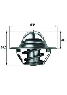 Термостат MAHLE / KNECHT TX387D (фото 1)