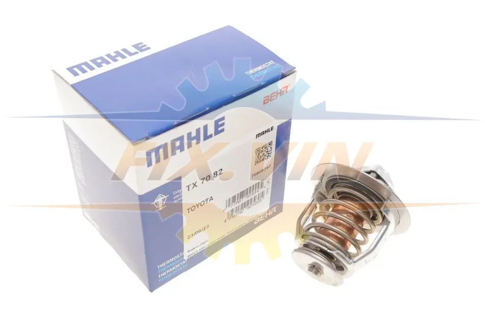 Термостат системи охолодження (82°C) VOLVO S40 I, V40 CHERY TIGGO CITROEN C4 AIRCROSS DAEWOO LUBLIN II HYUNDAI GALLOPER I, GALLOPER II, GRACE, H-1, H-1 / STAREX, H100, PORTER 1.3-4.0 10.86- MAHLE / KNECHT TX7082 (фото 1)