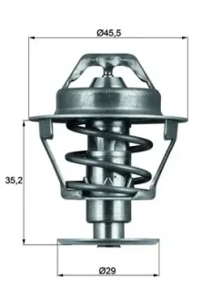 Термостат системи охолодження (89°C) CITROEN AX, SAXO, XSARA, ZX NISSAN MICRA II PEUGEOT 106 I, 106 II ROVER 100 / METRO, CITYROVER 1.4/1.4D/1.5D 09.88-12.05 MAHLE / KNECHT TX8189D
