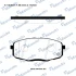 Колодки гальм. HYUNDAI I30, CEED передн. (вир-во Mando) MANDO RMPK36NS (фото 1)