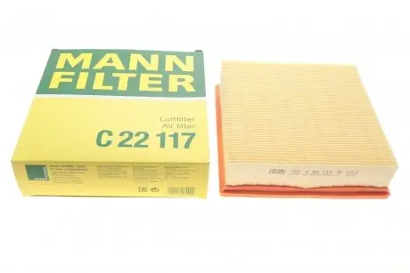 Фільтр повітряний -FILTER MANN C 22 117