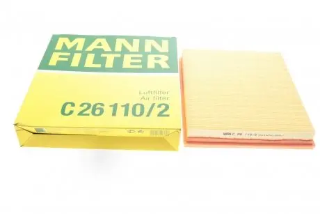 Фільтр повітряний -FILTER MANN C 26 110/2